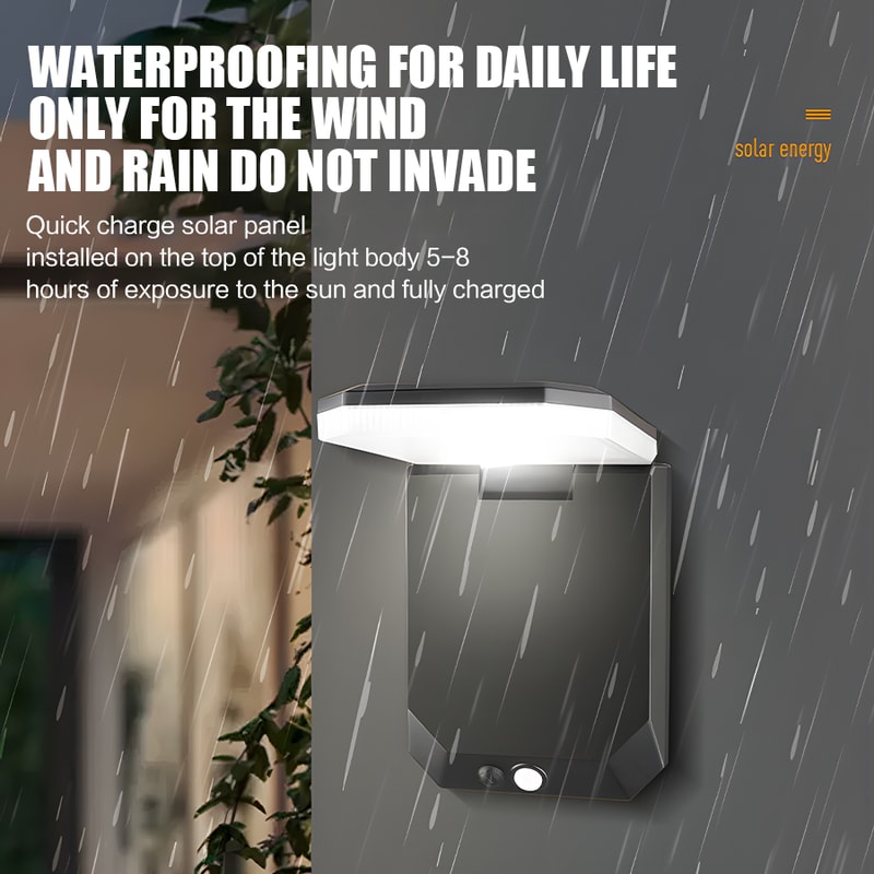 LED Safety Wall Light With Motion Sensor Waterproof For Outdoor Patio Deck Porch Barn Garage 3
