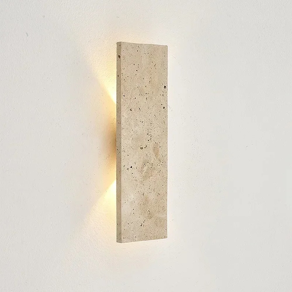 LED Wall Lamp Bedroom, Wall Lamps Strip Natural Stone Wall Lights for Outdoor Exterior Lighting Fixtures