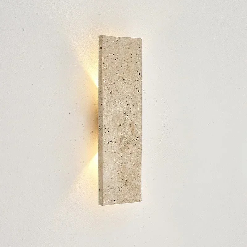 LED Wall Lamp Bedroom, Wall Lamps Strip Natural Stone Wall Lights for Outdoor Exterior Lighting Fixtures