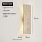 LED Wall Lamp Bedroom, Wall Lamps Strip Natural Stone Wall Lights for Outdoor Exterior Lighting Fixtures