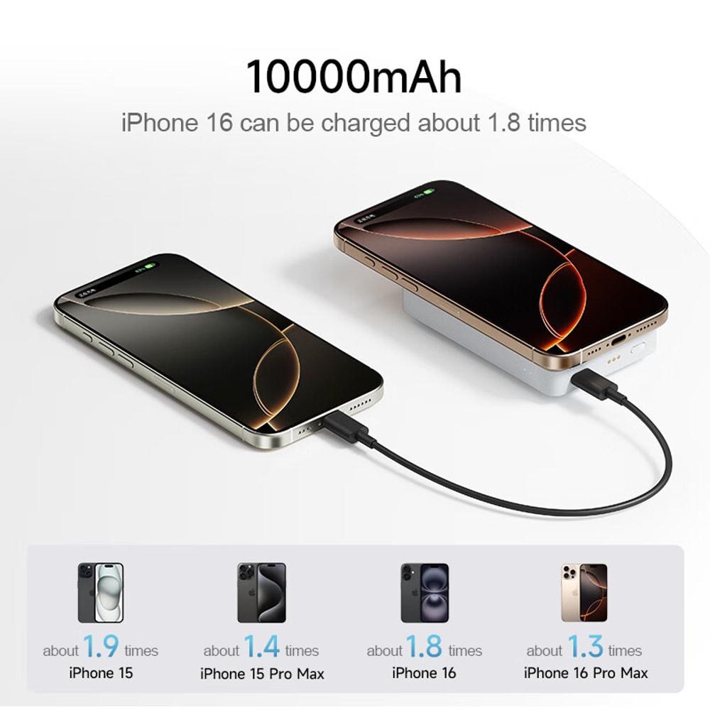 Wireless Charging Powerbank For IPhone Magnetic Power Bank With Charging Base 2
