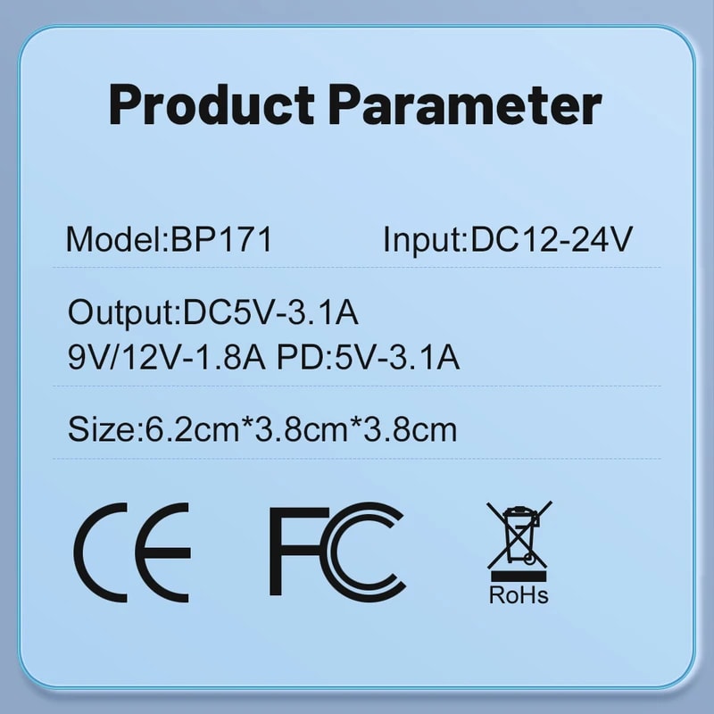 Fast Charging Car Phone Charger for iPhone, Samsung, Xiaomi, Quick Charge Cigarette Lighter Adapter