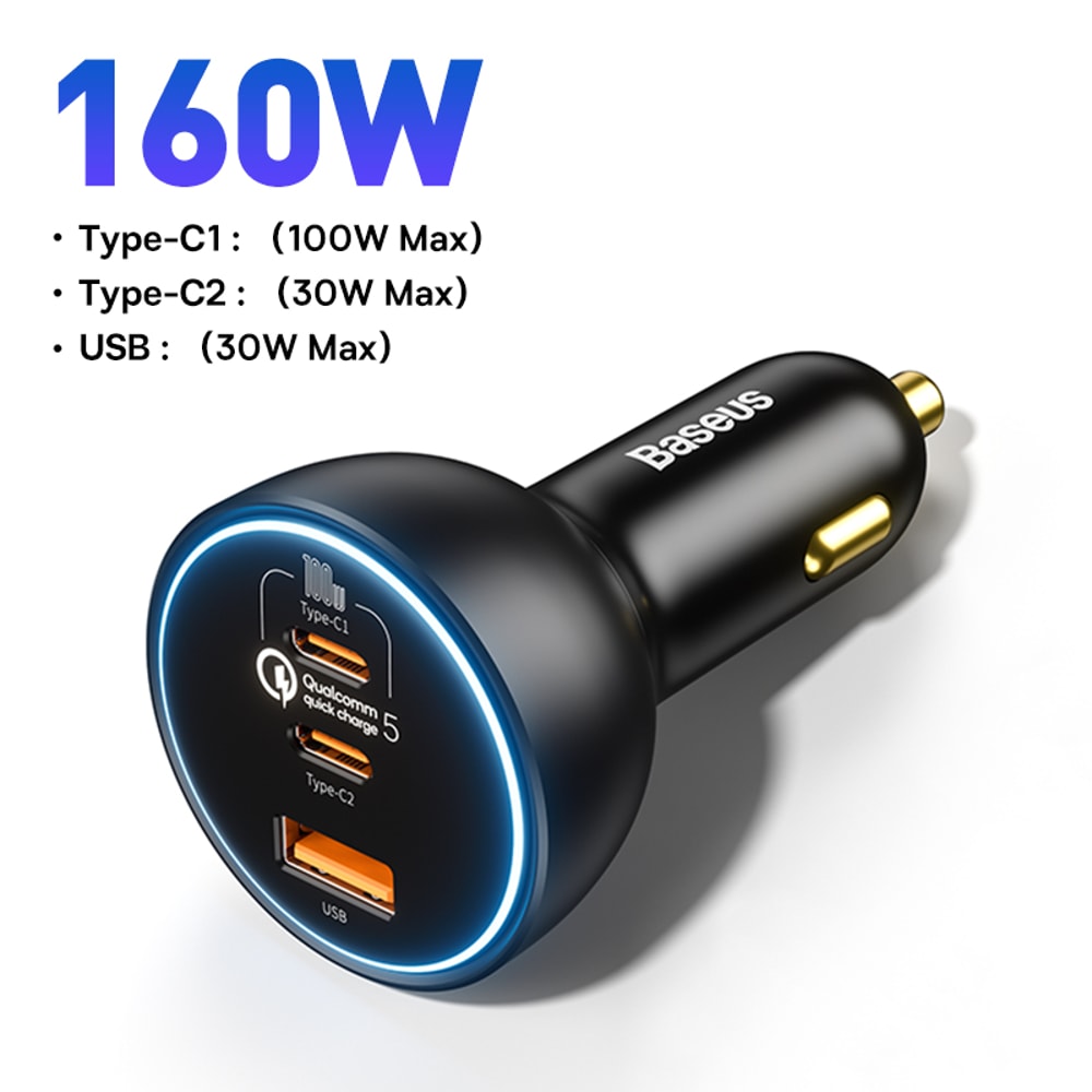 PPS USB Type C Car Phone Charger For IPhone Quick Charging For Tablets And Laptops 6