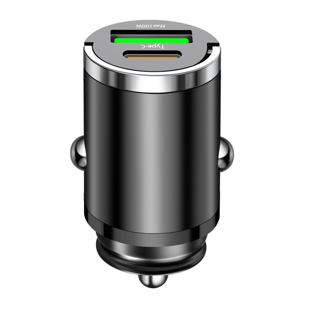 Fast Charging Type C Phone Adapter for iPhone, Samsung, Xiaomi, Huawei, Car Charger Socket