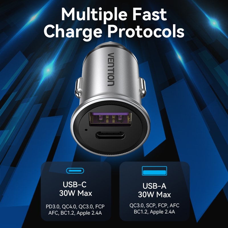 Fast Charging Car Phone Charge Car Charger Quick Charge PD For Xiaomi IPhone Pro Max 2
