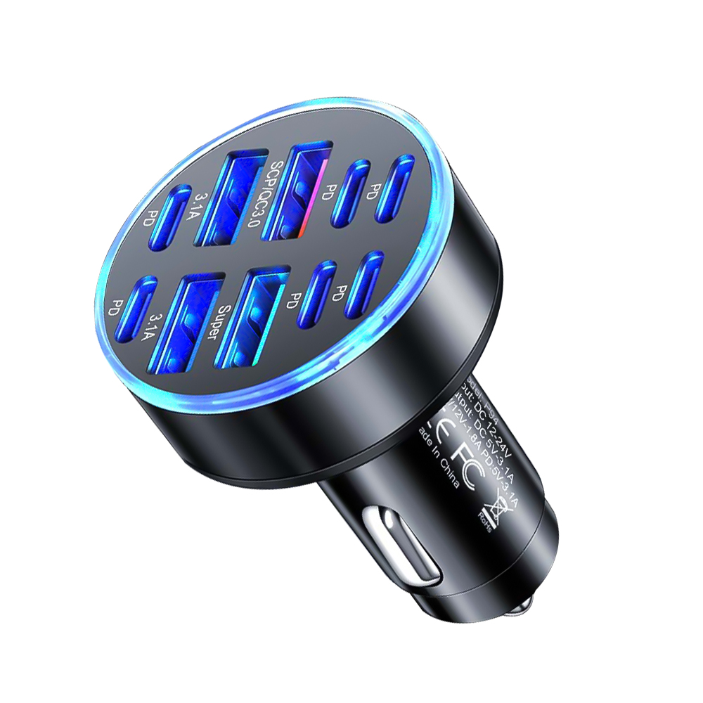 Fast Charging Car Charger Adapter for iPhone, Samsung, Huawei, Xiaomi, Quick Charge Car Phone Charger