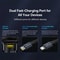 Dual Retractable Cable Car Phone Charger For Samsung IPhone Xiaomi Charger TypeC USB PD QC PPS Fast 2