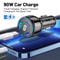 Quick Charger in Car, Ports PD USB Car Charging Mobile Phone Type C Adapter for iPhone Pro Max Samsung