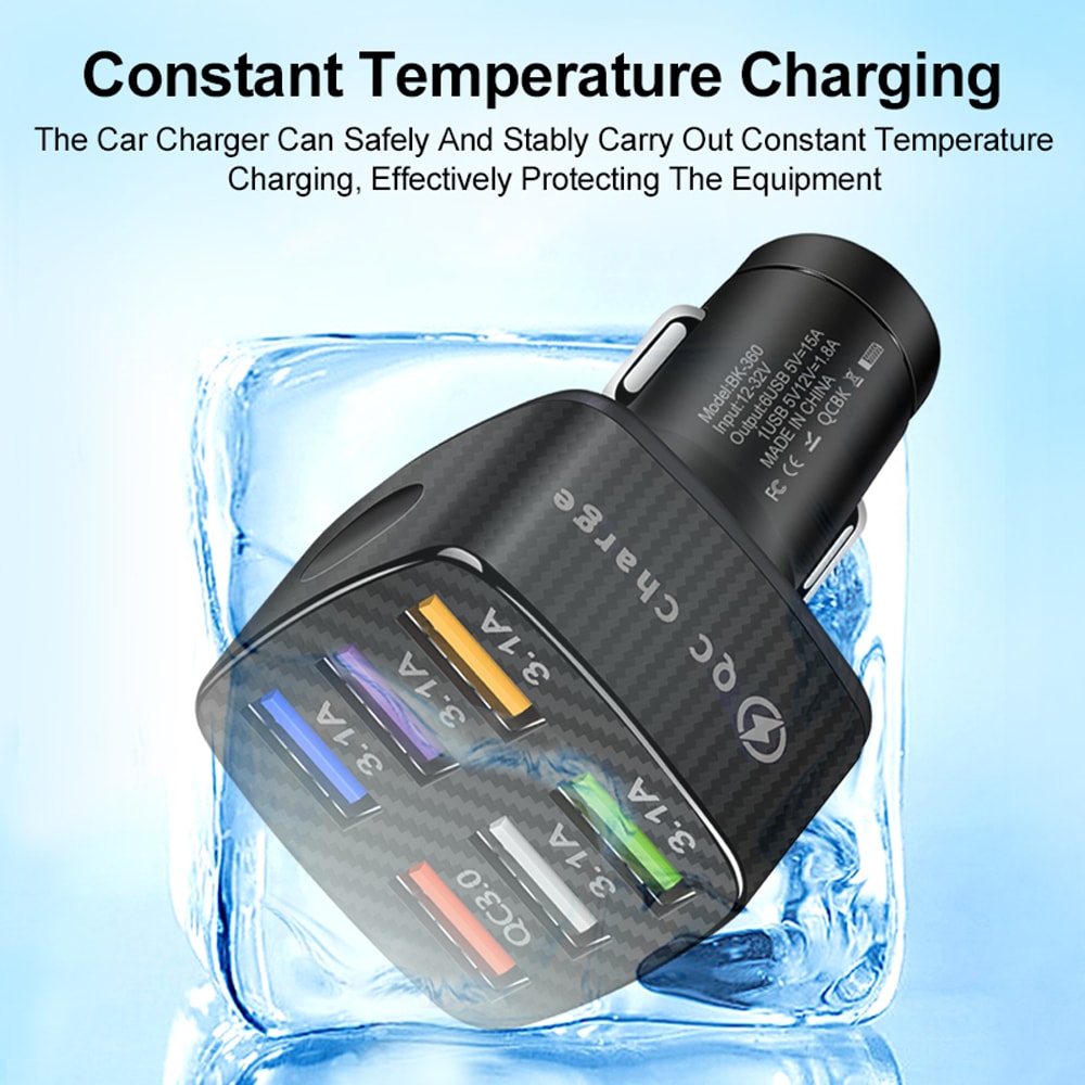 Car Phone Charger Adapter in Car for iPhone Samsung Huawei Xiaomi Car Charger Fast Charging