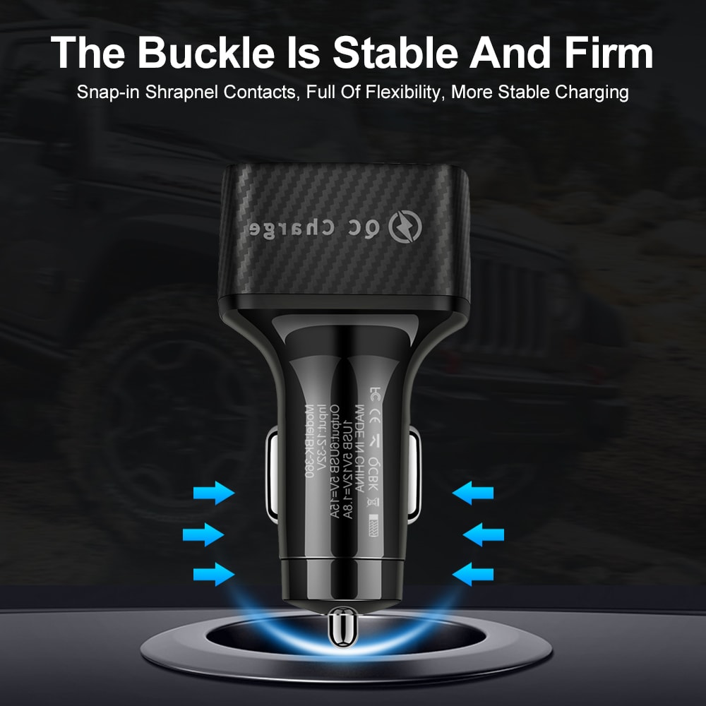 Car Phone Charger Adapter in Car for iPhone Samsung Huawei Xiaomi Car Charger Fast Charging