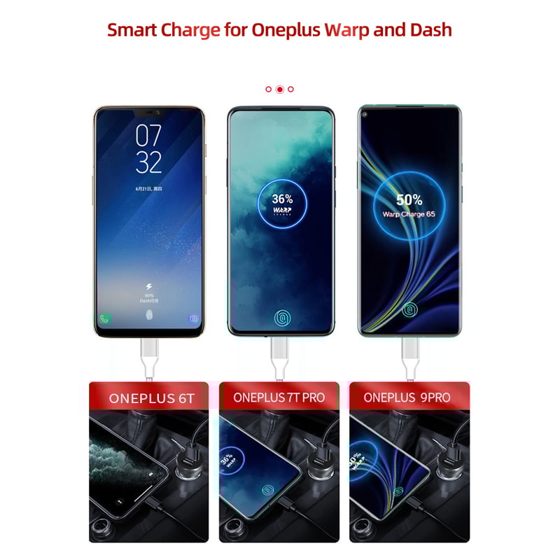 Super Fast Charge Dash One Plus Supervooc Warp Charge W High Speed Phone Charger 5