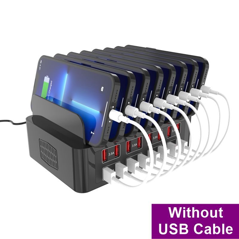 MAX Charging Station Stand Type C Fast Charger Port For Ipad Iphone Samsung Xiaomi Tablet 0