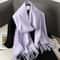 Luxury Winter Scarf Warm Thicken Cashmere Shawl Outdoor Fashion Tassels Pashmina Lady Wrap Scarves 3