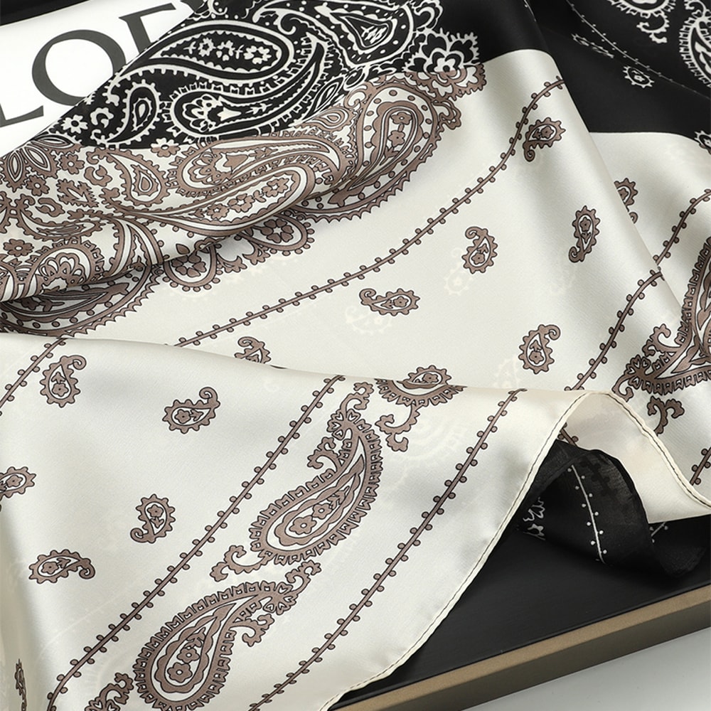 Satin Square Scarf Bandana Hair Skinny Tie Wrap Foulard Femme Handkerchief Shawl 3