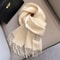 Solid Color Wool Scarf Universal Mens And Women Warm Cold Proof Scarf Hot Selling 0