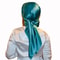 Square Satin Hijab Scarf for Women, Plain Handkerchief Shawls Wraps Head Scarf Islamic Bandanna