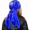 Square Satin Hijab Scarf for Women, Plain Handkerchief Shawls Wraps Head Scarf Islamic Bandanna