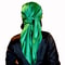 Square Satin Hijab Scarf for Women, Plain Handkerchief Shawls Wraps Head Scarf Islamic Bandanna