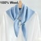 Decorative Small Scarf Wool Knitted Triangle Shawl For Womens Autumn Winter Neck Warmth 1