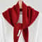 Decorative Small Scarf Wool Knitted Triangle Shawl For Womens Autumn Winter Neck Warmth 8
