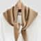 Decorative Small Scarf Wool Knitted Triangle Shawl For Womens Autumn Winter Neck Warmth 10
