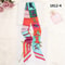 Luxury Brand Foulard Women Tie Fashion Head Scarves Small Skinny Silk Scarf 2