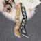 Luxury Brand Foulard Women Tie Fashion Head Scarves Small Skinny Silk Scarf 9