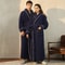 Mens Large Size Light Luxury Cotton Robe Winter New Thick Comfortable Couple Bathrobe Womens Extend 2