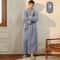 Mens Large Size Light Luxury Cotton Robe Winter New Thick Comfortable Couple Bathrobe Womens Extend 6