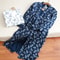 Men's Hooded Cotton Gauze Robe, Thin Yukata Kimono Pajamas, V-Neck Cotton Bathrobe