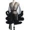 Large Size Sex Fur Bathrobe with Seductive Mesh Perspective, Bridal Passionate Waist Tightening Robe, Dressing Gown