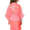 Mini Bride Satin Solid Bath Robe for Flower Girl Wedding Party Yukata Rayon Silk Sexy Sleepwear Children Dress
