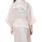 Mini Bride Satin Solid Bath Robe for Flower Girl Wedding Party Yukata Rayon Silk Sexy Sleepwear Children Dress