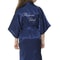 Mini Bride Satin Solid Bath Robe for Flower Girl Wedding Party Yukata Rayon Silk Sexy Sleepwear Children Dress