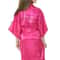 Mini Bride Satin Solid Bath Robe for Flower Girl Wedding Party Yukata Rayon Silk Sexy Sleepwear Children Dress