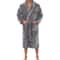 Men Winter Robes, Warm Plush Shawl Bathrobe, Lengthened Home Sleepwear Coat