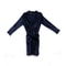 Men Winter Robes, Warm Plush Shawl Bathrobe, Lengthened Home Sleepwear Coat