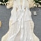 Lace Up Solid Long Sleeve Robes, Elegant Sheer Cardigan Long Robes Female, Fashion Women Transparent Lace Sensual Robes