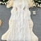 Lace Up Solid Long Sleeve Robes, Elegant Sheer Cardigan Long Robes Female, Fashion Women Transparent Lace Sensual Robes
