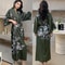 Sexy Print Flower Kimono Bathrobe Gown, New Spring Summer Female Long Robe Nightgown, Casual Silk Satin Home Dress Loung