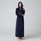 Women Extra Long Winter Coral Fleece Bathrobe, Hooded Cozy Kimono Nightgown Peignoir