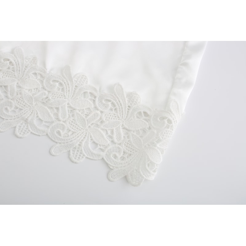 Wedding Bridesmaid Gift Satin Lace Robe, Rose Gold Bride Robe, Bridal Dressing Gown for Bachelorette Party