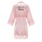 Wedding Bridesmaid Gift Satin Lace Robe, Rose Gold Bride Robe, Bridal Dressing Gown for Bachelorette Party
