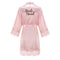 Wedding Bridesmaid Gift Satin Lace Robe, Rose Gold Bride Robe, Bridal Dressing Gown for Bachelorette Party