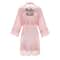 Wedding Bridesmaid Gift Satin Lace Robe, Rose Gold Bride Robe, Bridal Dressing Gown for Bachelorette Party