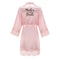 Wedding Bridesmaid Gift Satin Lace Robe, Rose Gold Bride Robe, Bridal Dressing Gown for Bachelorette Party