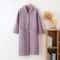Ladies Winter Robe, Warm Cotton with Filler, Long Sleeve Bathrobe for Women