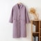 Ladies Winter Robe, Warm Cotton with Filler, Long Sleeve Bathrobe for Women