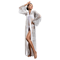 Lace Sheer Dress Women Bathrobes Long Nightgowns Kimono Bridesmaid Robes Sleepwear