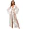 Lace Sheer Dress Women Bathrobes Long Nightgowns Kimono Bridesmaid Robes Sleepwear